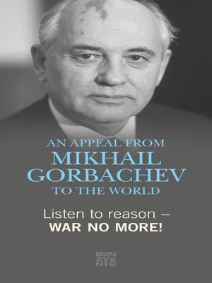 cover image of Listen to reason--War no more!